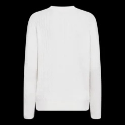 Freequent naisten neulepusero Dodo Pullover, valkoinen