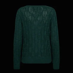 Freequent Naisten Neulepusero, DOMO PULLOVER Tummanvihreä