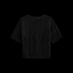 Freequent naisten neulepusero Arwen Pullover, musta