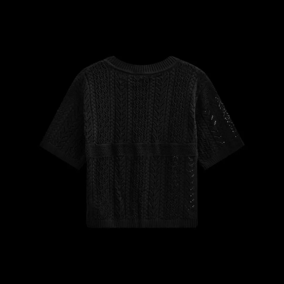 Freequent naisten neulepusero Arwen Pullover, musta