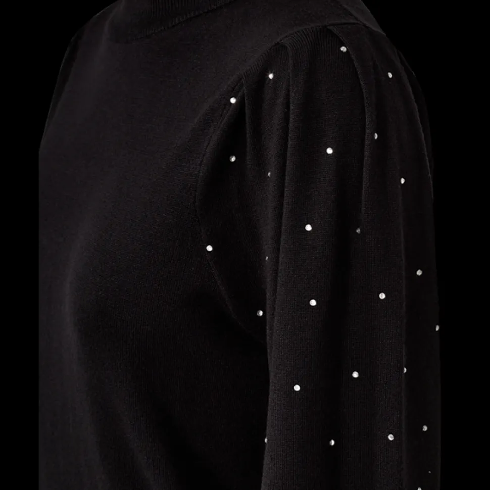 Freequent naisten neulepusero Dotka Pullover, musta