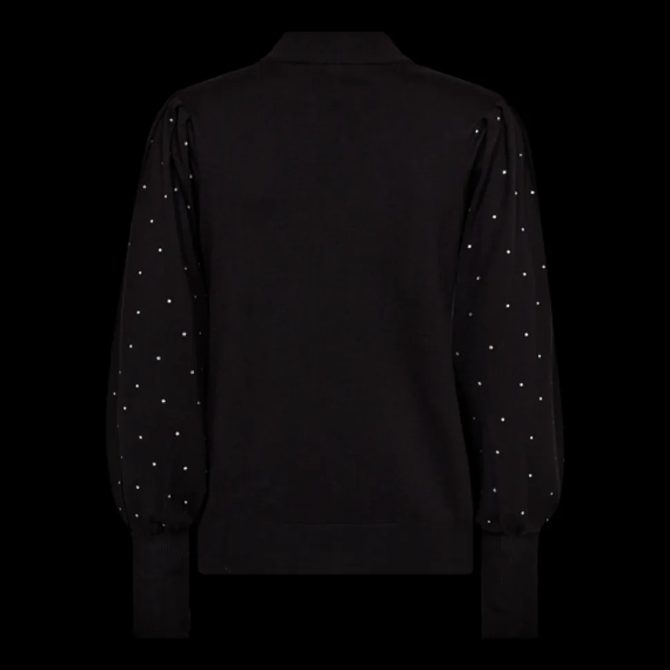 Freequent naisten neulepusero Dotka Pullover, musta