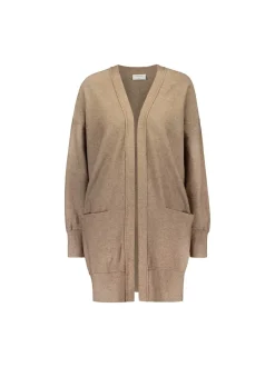 Freequent Naisten Neuletakki, Claura L Ruskeanharmaa