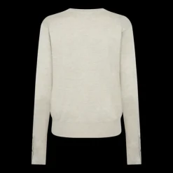 Freequent Naisten Neuletakki, KATIE CARDIGAN V-NECK Beige