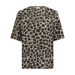 Freequent naisten paitapusero, FQLAVISCO-BLOUSE Ruskea Kuosillinen