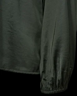 Freequent naisten pusero DOVE BLOUSE, tummanvihreä