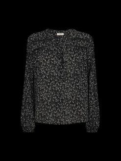 Freequent Naisten Pusero, ADNEY BLOUSE Musta Kuosi