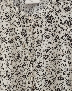 Freequent naisten pusero Molli Shirt, kuosillinen beige