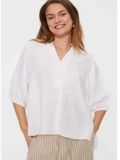 Freequent naisten pusero, FQLAVA-BLOUSE Valkoinen