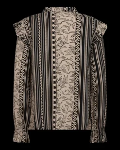 Freequent Naisten Pusero, TIDY BLOUSE Musta Kuosi