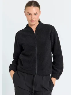 Freequent naisten takki K-TEDDY JACKET, musta