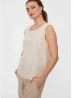 Freequent Naisten Toppi Lava Top Hiekka