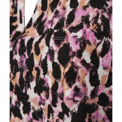 Freequent naisten t-paita, VIVA TEE Pinkki Kuosi