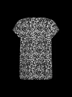 Freequent naisten t-paita, SELINE TEE Musta Kuosi