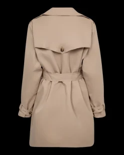 Freequent Naisten Trenssitakki, OTTIE JACKET Vaalea Beige