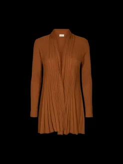 Freequent Pitkä Neuletakki, Claudisse L Konjakinruskea