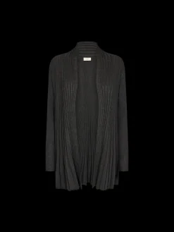 Freequent Pitkä Neuletakki, Claudisse L Tummanharmaa