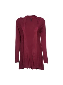 Freequent Pitkä Neuletakki, Claudisse L Viininpunainen