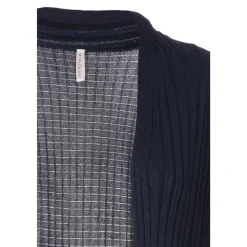 Freequent Pitkä Neuletakki, Claudisse L Tummansininen