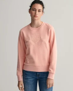 Gant college, TONAL ARCHIVE SHIELD SWEAT Persikka