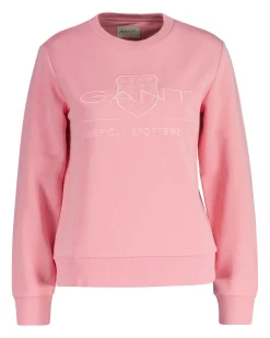Gant college, TONAL ARCHIVE SHIELD SWEAT Vaaleanpunainen