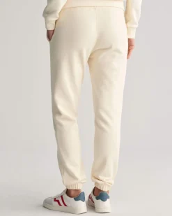 Gant collegehousut, TONAL ARCHIVE SHIELD SWEAT PANT Luonnonvalkoinen