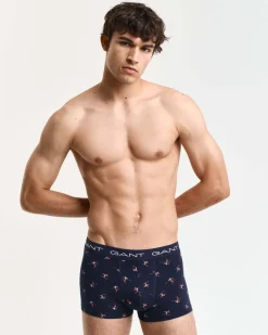 Gant Miesten Bokserit, SKIER TRUNK 3-PACK Tummansininen