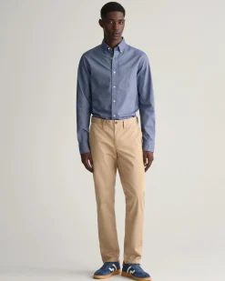 Gant miesten chinokset, SLIM TWILL CHINOS Beige