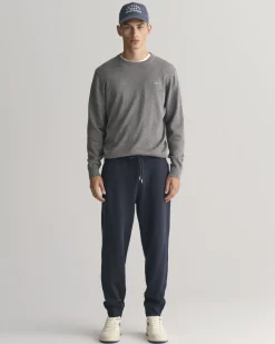 Gant miesten collegehousut Reg Shield Sweatpants, tummansininen