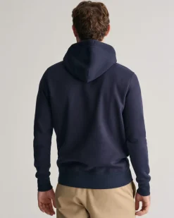Gant miesten huppari, REG SHIELD HOODIE Tummansininen