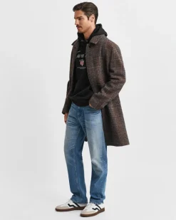 Gant miesten huppari Graphic Hoodies Embroidery, musta