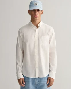 Gant Miesten Kauluspaita, ARCHIVE OXFORD SHIRT REG Valkoinen