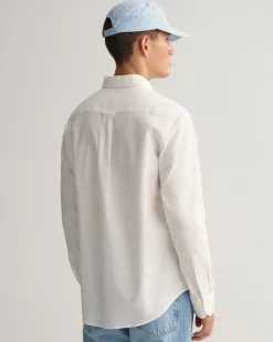 Gant Miesten Kauluspaita, ARCHIVE OXFORD SHIRT REG Valkoinen