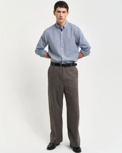 Gant miesten kauluspaita, K POPLIN MICRO GINGHAM SININEN RUUTU