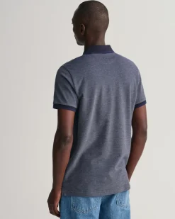 Gant Miesten Pikeepaita, OXFORD PIKEE Sininen, Indigo