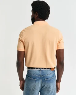 Gant Miesten Pikeepaita, REG SHIELD SS PIQUE Persikka