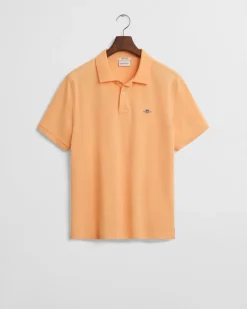 Gant Miesten Pikeepaita, REG SHIELD SS PIQUE Persikka