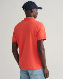 Gant Miesten Pikeepaita, REG SHIELD SS PIQUE Oranssi