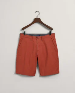 Gant Miesten Shortsit, Relaxed Twill Shorts Oranssi