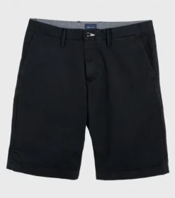 Gant Miesten Shortsit, Relaxed Twill Shorts Musta