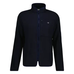 Gant miesten takki, MICRO FLEECE JACKET Tummansininen