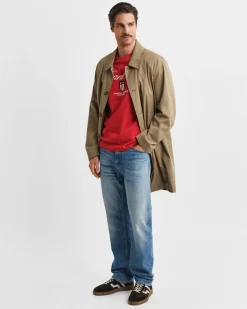 Gant miesten t-paita Graphic SS t-shirt, punainen