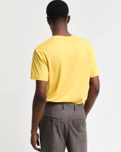 Gant miesten t-paita, REG SHIELD SS T-SHIRT Persikka