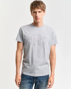 Gant miesten t-paita, TONAL ARCHIVE SHIELD T-SHIRT KESKIHARMAA