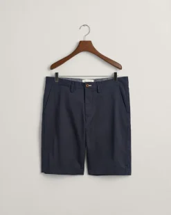 Gant miesten tvillishortsit, RELAXED TWILL SHORTS Tummansininen
