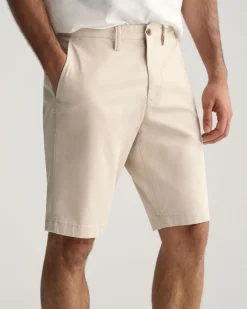 Gant miesten tvillishortsit, RELAXED TWILL SHORTS Beige