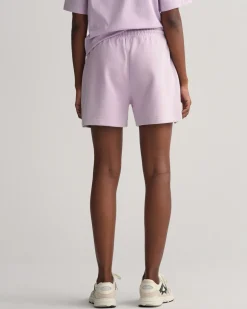 Gant Naisten Collegeshortsit REL ICON G SHORTS Vaalea Lila