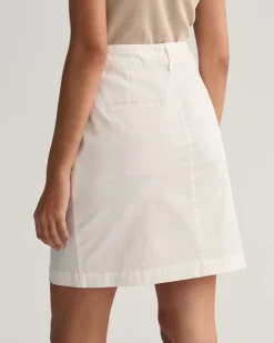 Gant Naisten Hame, CHINO SKIRT Luonnonvalkoinen