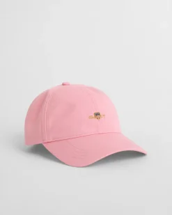 Gant naisten lippis, SHIELD COTTON TWILL CAP Vaaleanpunainen