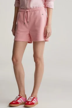 Gant naisten shortsit, REG SHIELD SHORTS Vaaleanpunainen